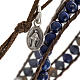 Lapis lazuli bracelet 4mm s2