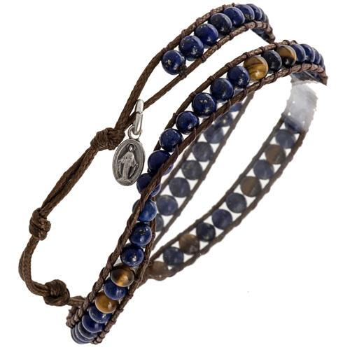 Bracelet capelet lapis-lazuli 4mm 1