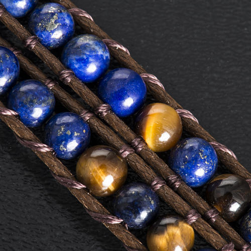 Bracelet capelet lapis-lazuli 4mm 6
