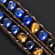 Bracelet capelet lapis-lazuli 4mm s6