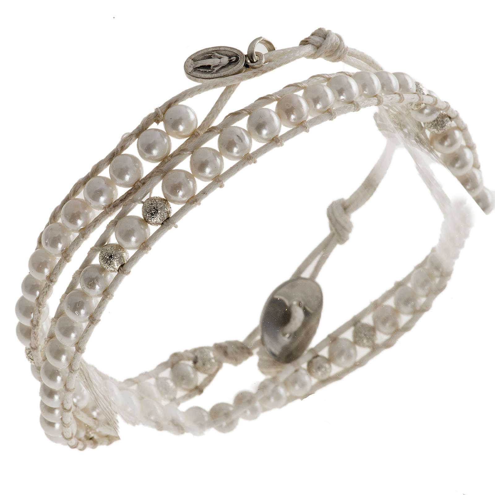 Mother of pearl bracelet 4mm | online sales on HOLYART.co.uk