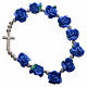 Elastic bracelet with roses s2