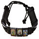 Bracciale similpelle ematite S. Pio s1
