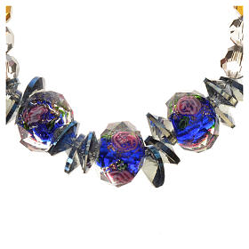 Bracciale Trinità elastico Cristallo Blu