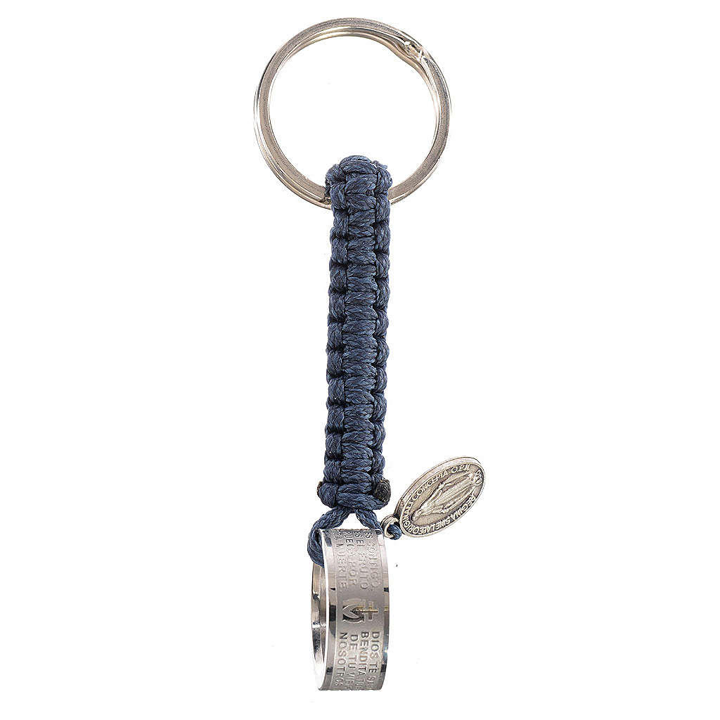 Bessy shop Portachiavi Paracord, 4 PCS Portachiavi in Paracord Intrecciato Cordino Clip Portachiavi Anello Cordino Intrecciato Gancio Clip per Campeggio, Escursionismo, Zaino, Chiavi
