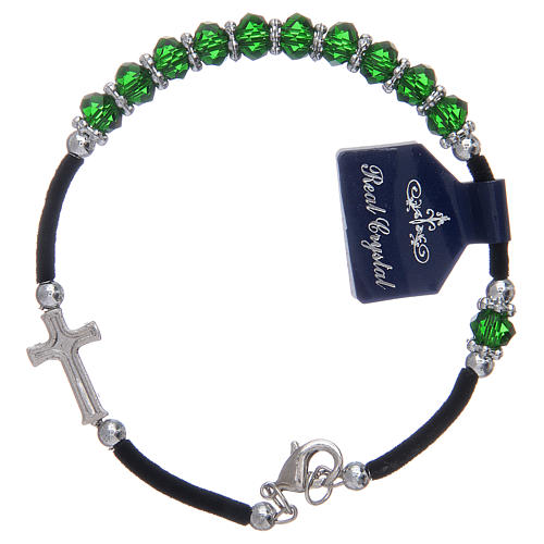 Dozen rosary bracelet assorted crystals 1