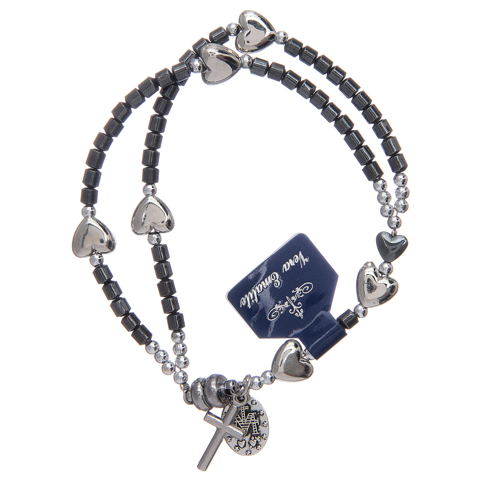 hematite rosary bracelet