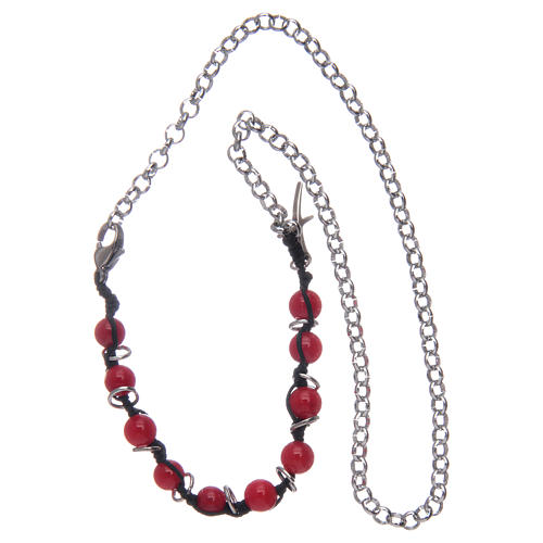 Bracciale decina con grani onice 6 mm 3