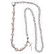 Bracciale decina con croce e grani in madreperla s3