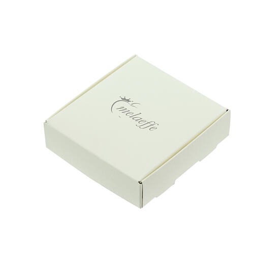 Bransoletka dziesiątka Święty Benedykt koraliki 8 mm drewno 3