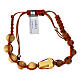 Bracciale decina legno chiaro 5 mm s1