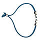 Gioia bracelet of light blue alcantara s3