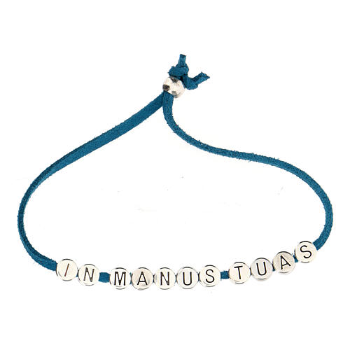 Bracelet turquoise In Manus Tuas alcantara zamak 2