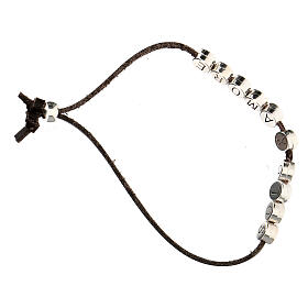 Pulseira alcântara vermelho e zamak Solo X Amore s3