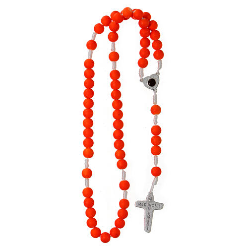 Bracelet en corde rouge réglable avec croix tau 4