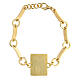 Miraculous Mary bracelet in golden brass enamel s2