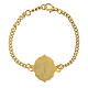 Bracelet in golden copper with angel s2