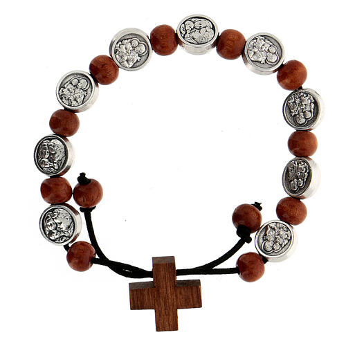 Bracelet with medals, Holy Family and St. Joseph, 24 cm 1