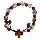 Bracelet with medals, Holy Family and St. Joseph, 24 cm s1