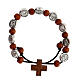 Bracelet with medals, Holy Family and St. Joseph, 24 cm s2