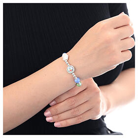 Bracciale elastico Giubileo 2025 decina colorato