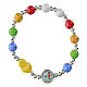 Bracciale elastico Giubileo 2025 decina colorato s5