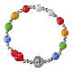 Bracciale elastico Giubileo 2025 decina colorato s6