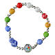 Bracciale elastico Giubileo 2025 decina colorato s7