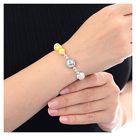 Bracciale Giubileo 2025 colorato elastico