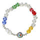 Bracciale Giubileo 2025 colorato elastico s1