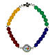 Bracciale Giubileo 2025 pietre ceramica colorate s1