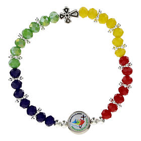 Jubilee 2025 bracelet with colored crystals