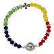 Jubilee 2025 bracelet with colored crystals s1