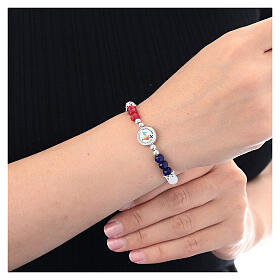 Crystal bracelet of Jubilee 2025, white stones