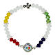 Crystal bracelet of Jubilee 2025, white stones s1