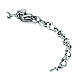 Stainless steel with heart-shaped links s2
