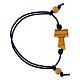 Carlo Acutis bracelet adjustable blue rope with tau cross olive wood beads s2