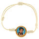 Bracciale corda Carlo Acutis bianco s1