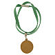 Jubilee necklace of green flat rope, olivewood pendant, Monastery of the Poor Clare Nuns of Albano Laziale s3