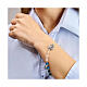 Bracelet Jubilé grains cristaux colorés médaille croix ancre Endless s2