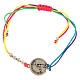 Adjustable bracelet of multicoloured thread, Jubilee medal, by Endless s1