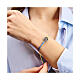 Pulsera ajustable hilo multicolor medalla Jubileo plateada Endless s2