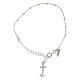 Jubilee bracelet of 925 silver, anchor-shaped cross and natural pearl, Jubilee jewel by Endless s3