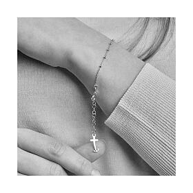 Bracelet croix ancre Jubilé argent 925 perles Endless