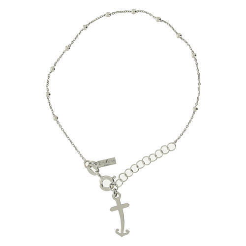 Bracelet croix ancre Jubilé argent 925 perles Endless 3