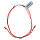 Bracciale Giubileo corda rossa croce ancora argento 927 s3