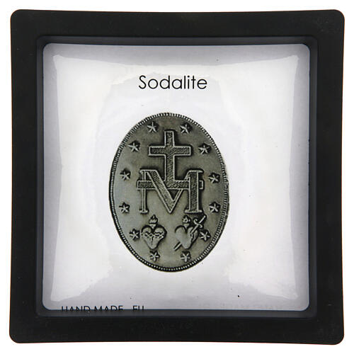 Elastic Decade Bracelet Miraculous Mary Sodalite 6mm 4