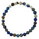 Pulsera elástica Virgen Milagrosa decena piedra imperial 6mm s1