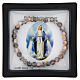 Elastic rosary bracelet with Miraculous Medal and 0.24 jasper beads s3