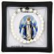 Elastic rosary bracelet with Miraculous Medal and 0.24 in tridacna beads s3